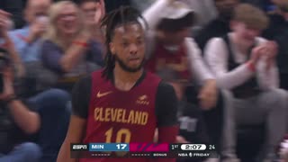 Garland lights up with a killer assist! The Cavs fly with a run of 16-2!