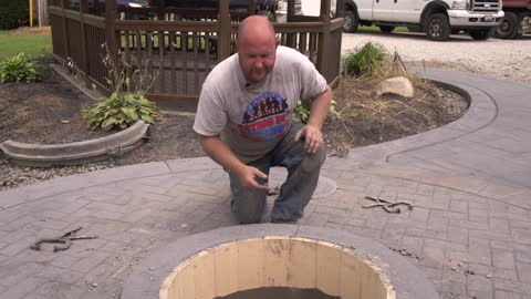 Pour Concrete Fire Pit