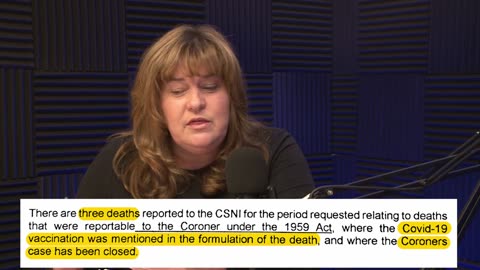 3 Deaths confirmed from the covid-19 vaccine by the Northern Ireland Coroner