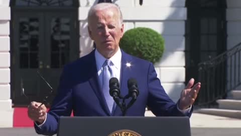Joe Biden Mumbles and Coughs His Way Through Press Conference on CHIPS Program
