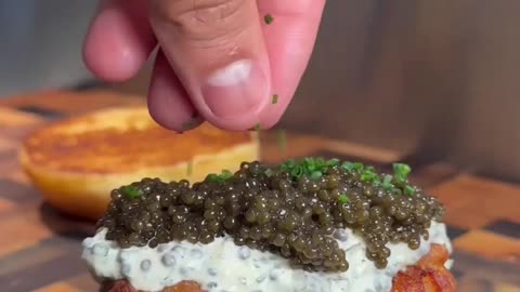 Fish filet with Caviar