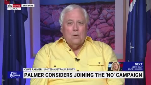 Clive Palmer says 'No' to the Voice Referendum