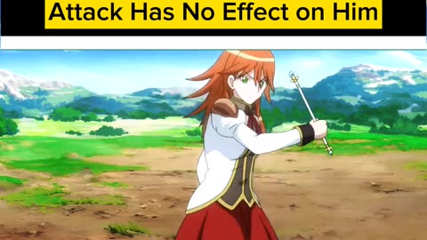 Attack Has No Effect On Him | Anime Moment #amime #animes #video