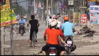Vietnam, Hà Nội - roadworks 2013-08