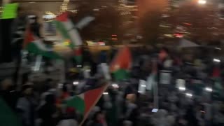 Palestine protest in Vancouver Canada