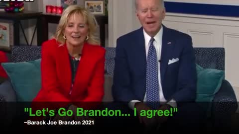 Biden Tricked into saying "Let's Go Brandon" (K-von's Christmas Gift)