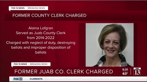 Former Juab Co., Utah Clerk charged with destroying ballots