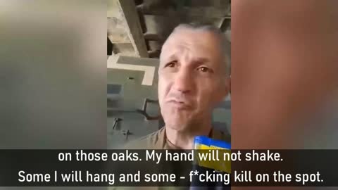 AFU fighter says. He wants to return to Kakhovka to kill and hang his neighbors.