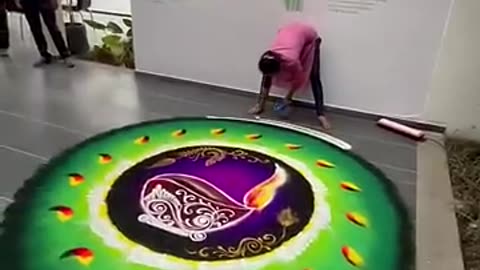 Diwali Rangoli design