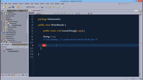 CLASE # 6 DECLARACION DE VARIABLES EN JAVA