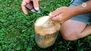 Carving a Wooden Spoon