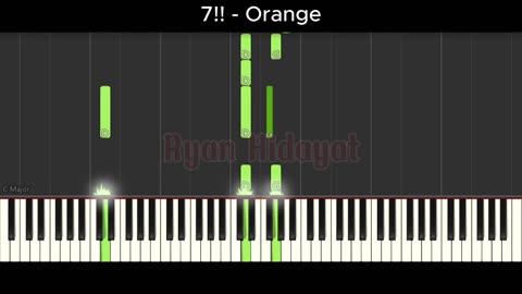 7!! - Orange (Synthesia Piano)