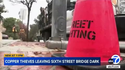 💲6,000,000 6TH STREET BRIDGE IN LA HAS BEEN DARK FOR 6 MONTHS 🌉 THIEVES STEAL 6 MILES OF COPPER