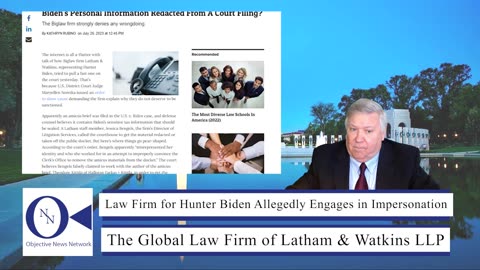 Law Firm for Hunter Biden Allegedly Engages in Impersonation | Dr. John Hnatio | ONN