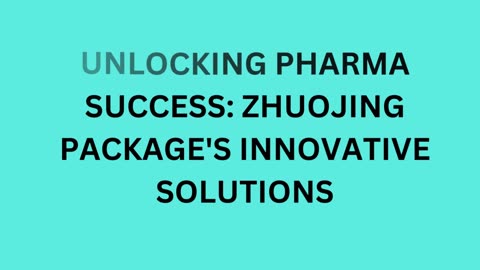 comprehensive pharma packaging