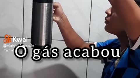 Acabou o gás