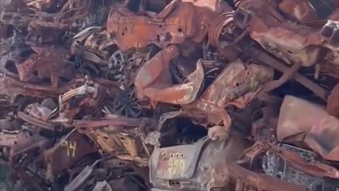 TAKE A LOOK: 1,650 burnt cars from the October 7 massacre.