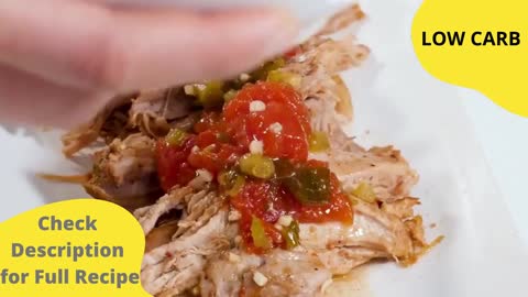 Spicy Pork Slow Cooker - Healthy Low Carb Recipes For Weight Loss