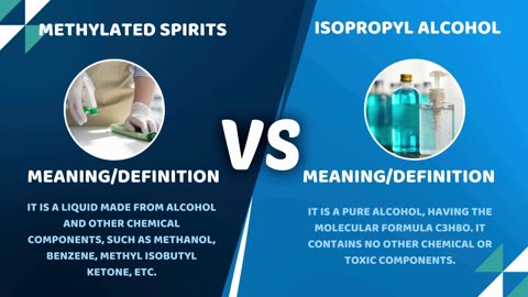 Methylated Spirits Vs Isopropyl Alcohol For Cleaning