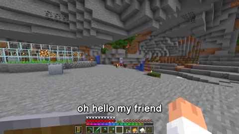 I fell from The Sky in Minecraft Hardcore