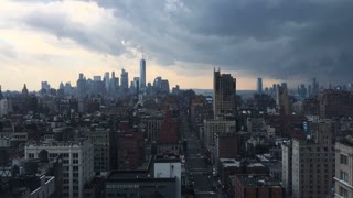 Dramática secuencia muestra enorme tormenta atravesando Nueva York