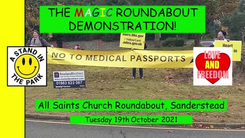 THE MAGIC ROUNDABOUT DEMONSTRATION: SANDERSTEAD!