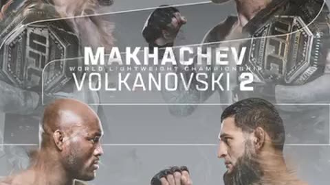 Islam Makhachev VS Alexander Volkanvoski Lightweight Championship