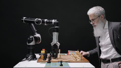 AI versus human chess player