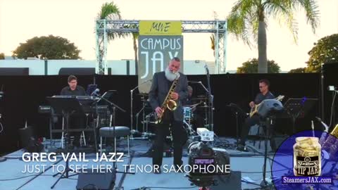 Tenor Sax - Tenor Saxophone - Greg Vail Jazz - Just To See Her Sax Cover
