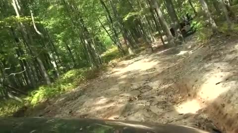 She took her Jeep Wrangler Off Roading at Rausch Creek ( Funny Moments ) (360p)