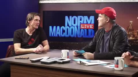 Norm MacDonald with Jim Carrey