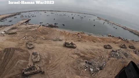 Israel-Hamas War2023 : IDF operation in Gaza Harbor
