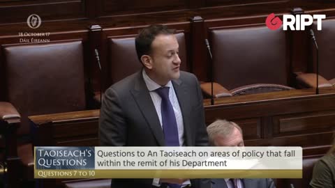 Varadkar in 2017: "Changing Ireland's 12.5% corp tax would "damage our country..."