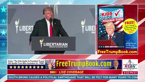 President Trump Addresses Libertarian National Convention in D.C.