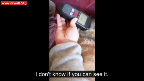 EMF meter detects radiation emitted by pet that underwent surgery