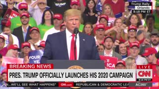 CNN cuts away from Trump rally