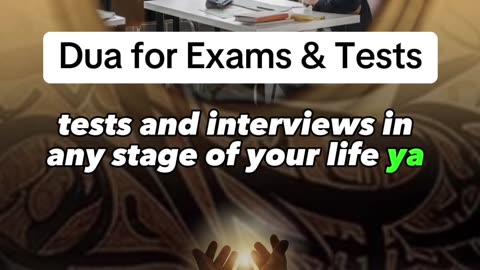 Tests, exams and interview Prayer | Share with others |