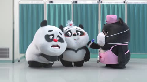 Cute panda 🐼 Funny reaction //animation panda video