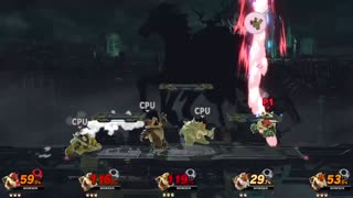 Bowser Fight! (5 Bowsers) on Midgar (Super Smash Bros Ultimate)