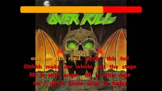 Overkill - The Year of Decay {karaoke the 2nd and final vers.}