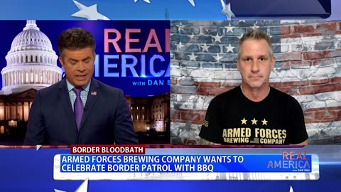 REAL AMERICA -- Dan Ball W/ Alan Beal, Brewing Company Supports Border Patrol, 4/9/24