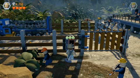 Lego Jurassic World Jurassic Park Walk Through