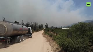 Wildfires rage in Chile triggering evacuations