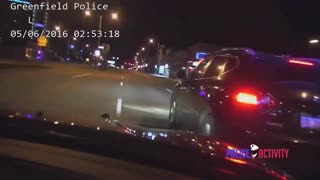 High Speed Police Chase Of Stolen Car Ends With PIT Maneuver At 100mph