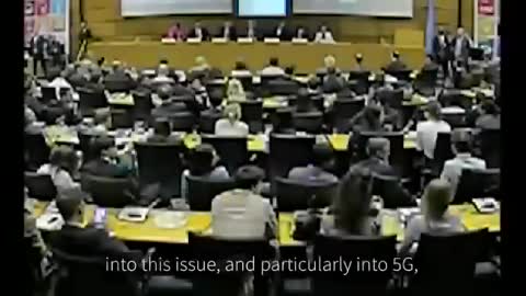 United Nations staff talks about concerns with electromagnetic waves for human absorption