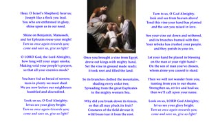 Psalm 80 v1-7 of 19 "Hear, O Israel’s Shepherd, hear us; Joseph like a flock you lead" To: Stuttgart