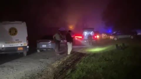 Rockingham County Deputy Shot, Suspect in Custody (Scene Footage)