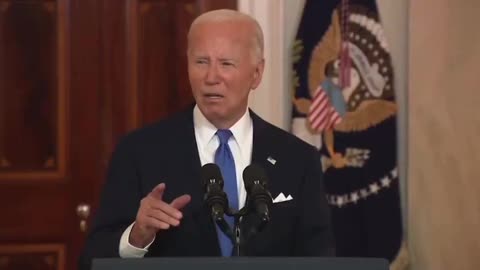 “End of Quote” – Joe Biden Reads Teleprompter Instructions During 4-Minute Rant on SCOTUS Immunity Ruling