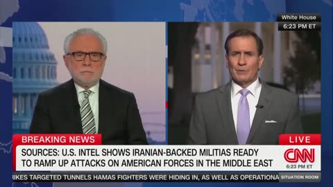 Wolf Blitzer Raises Possibility of War with Iran During Interview with White House Spokesman John Kirby