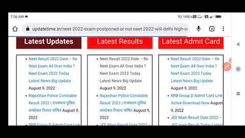 neet 2022 latest news today, neet 2022 result date, neet result latest update , neet answer key 2022